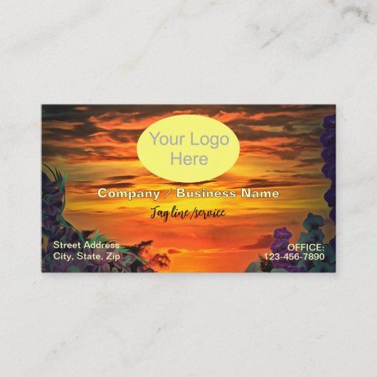 Sunset Plaza Marina 2584 Visitekaartje (Voorkant)