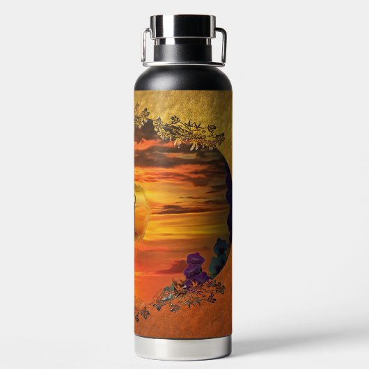 Sunset Plaza Marina 2584 Waterfles (Achterkant)