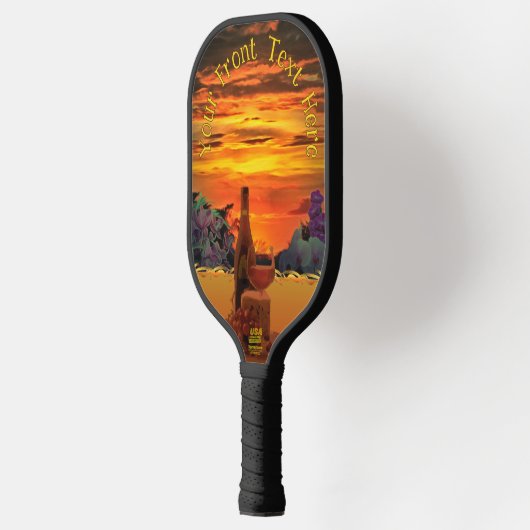Sunset Plaza Marina Wijn en kaas 2584 Pickleball Paddle (Links)