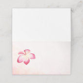 Sunset Plumeria Waterverf Blank Place Kaarten Plaatskaartje (Buitenkant ongevouwen)