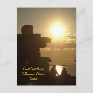 Sunset Point Beach, Collingwood, Onta... Briefkaart