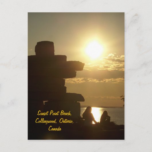 Sunset Point Beach, Collingwood, Onta... Briefkaart (Voorkant)
