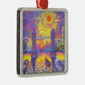 Sunset:pool van Londen 2013 Metalen Ornament (Rechts)