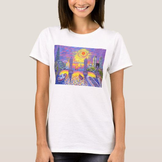Sunset:pool van Londen 2013 T-shirt (Voorkant)