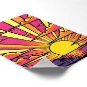 Sunset Pop-Art Poster (Hoek)