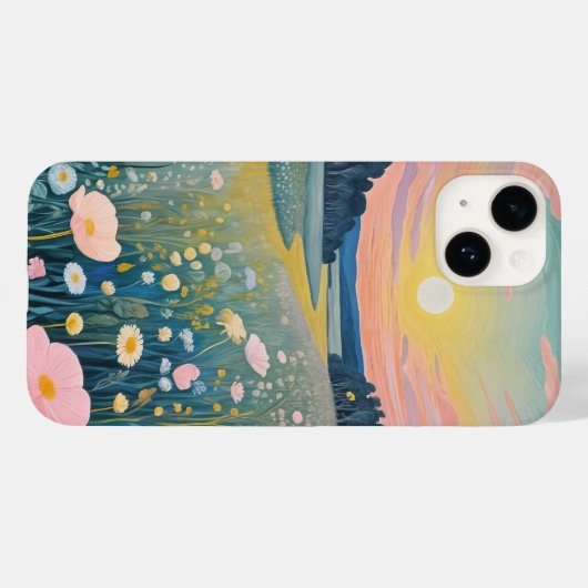 Sunset Poppies Case-Mate iPhone Case (Achterkant (horizontaal))