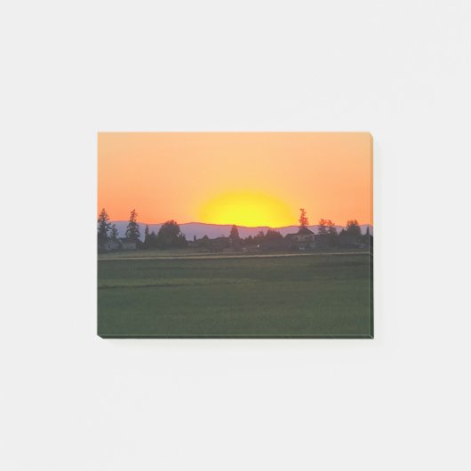 Sunset Post It Note Pad (Voorkant)