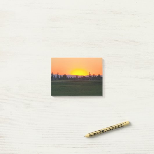 Sunset Post It Note Pad (Op bureau)