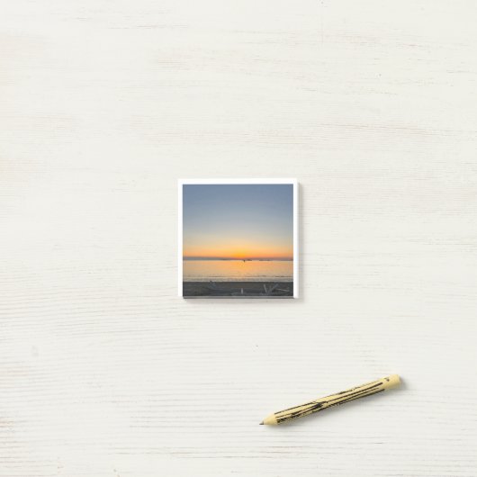 Sunset Post-it® Notes (Op bureau)
