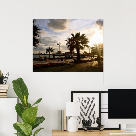 Sunset Poster (Thuiskantoor)