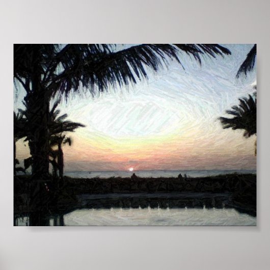 Sunset Poster (Voorkant)