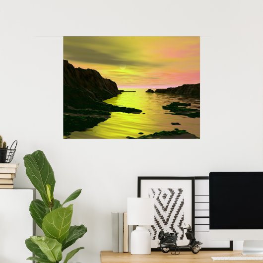 Sunset Poster (Thuiskantoor)