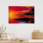 Sunset Poster (Keuken)
