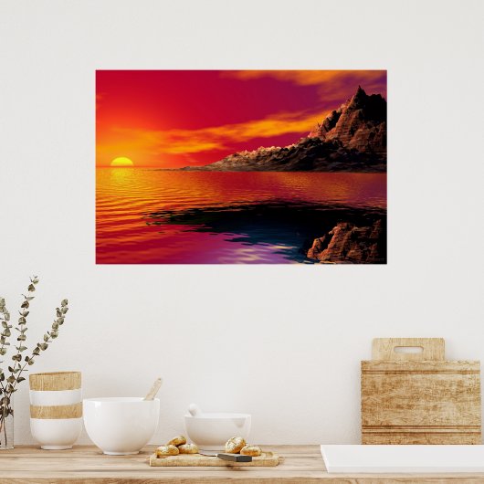 Sunset Poster (Keuken)
