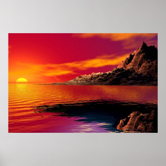 Sunset Poster (Voorkant)