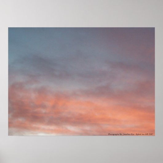 Sunset Poster (Voorkant)