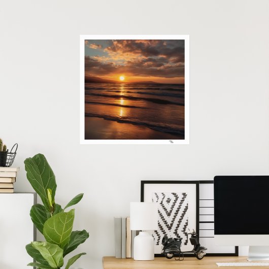 Sunset Poster (Thuiskantoor)