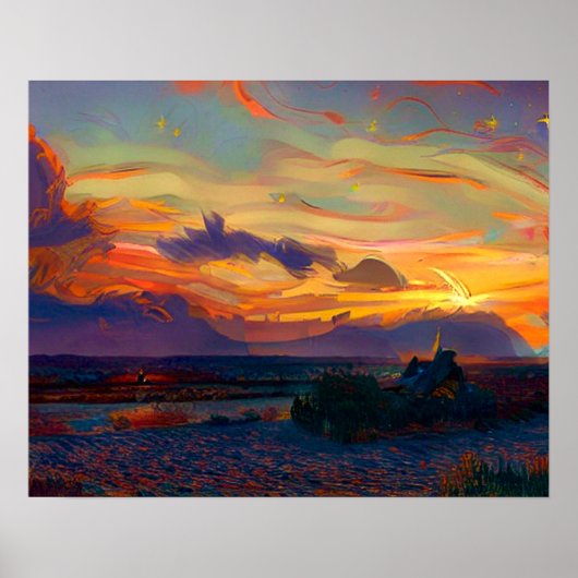 SUNSET POSTER (Voorkant)