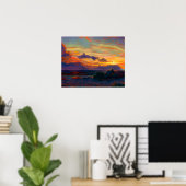 SUNSET POSTER (Thuiskantoor)