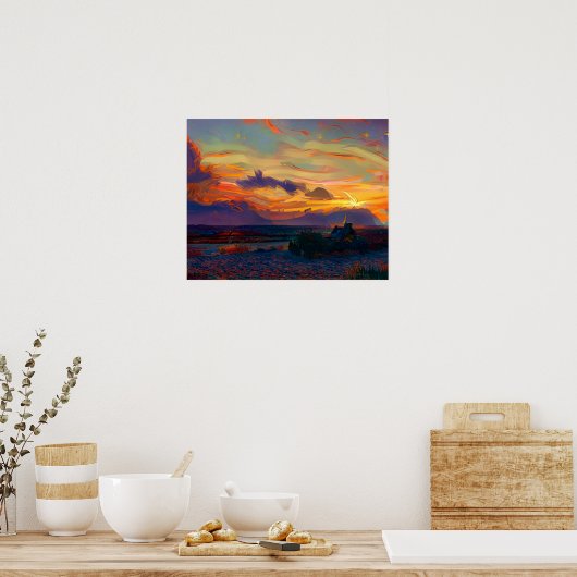 SUNSET POSTER (Keuken)