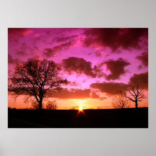 Sunset Poster (Voorkant)