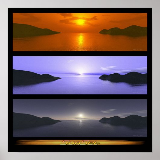 Sunset Poster (Voorkant)