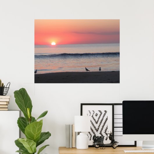 Sunset Poster (Thuiskantoor)