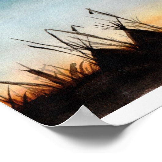 Sunset Poster (Hoek)