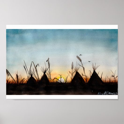 Sunset Poster (Voorkant)