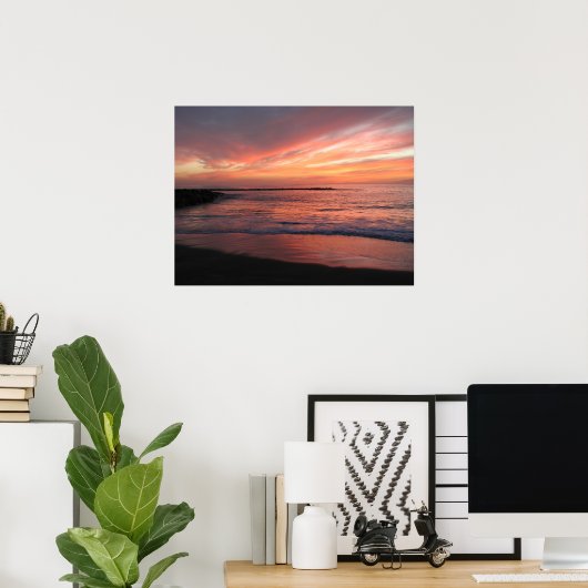 Sunset Poster (Thuiskantoor)