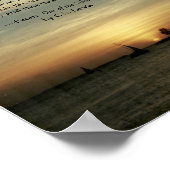 Sunset poster met C.S.Lewis citaat (Hoek)