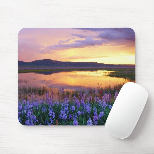 Sunset Prairie Scene Muismat (Met muis)
