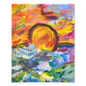 Sunset Print Foto Afdruk (Voorkant)