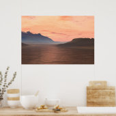 Sunset Print meer (Keuken)
