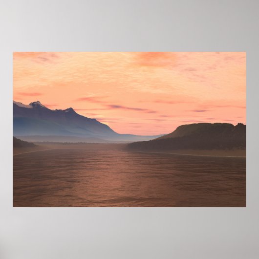 Sunset Print meer (Voorkant)