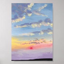 Sunset Print, Value Poster papier (mat)
