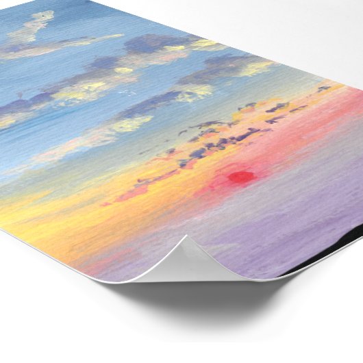 Sunset Print, Value Poster papier (mat) (Hoek)