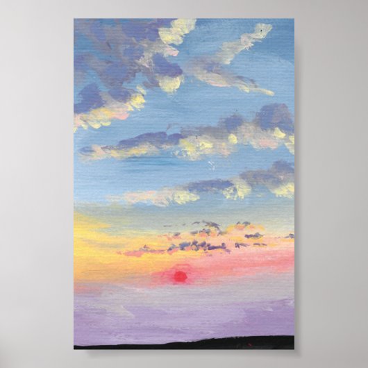 Sunset Print, Value Poster papier (mat) (Voorkant)