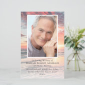 Sunset | Programma voor de begrafenisvolgorde van (Staand voorkant)