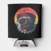 Sunset Pug Blikjeskoeler (Voorkant)