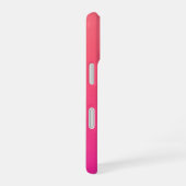 Sunset Pulse - Levendig Koraal Magenta iPhone 16 Hoesje (Rechterkant)