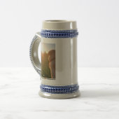 Sunset Puppy Beer Stein Bierpul (Voorkant links)