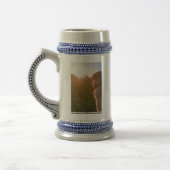 Sunset Puppy Beer Stein Bierpul (Links)
