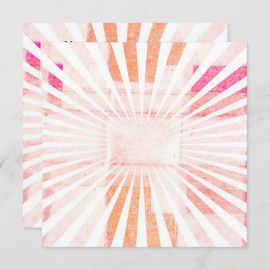 Sunset Rays Kaart (Voorkant / Achterkant)