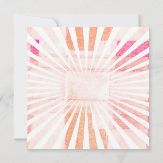 Sunset Rays Kaart (Voorkant)