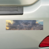 Sunset Rays of Light door Stormy Clouds Bumpersticker (Op auto)