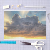Sunset Rays of Light door Stormy Clouds Tissuepapier (Craft)