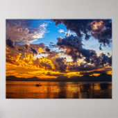 Sunset Red Poster (Voorkant)