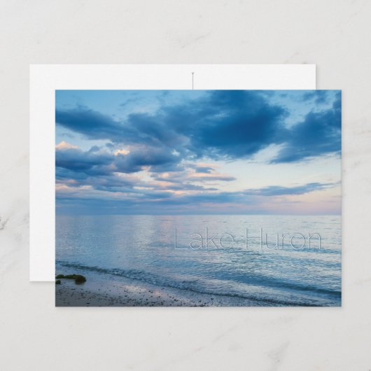 Sunset Reflection on Lake Huron Briefkaart (Voorkant / Achterkant)