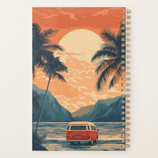 🌅 Sunset Reflection Planner 🧘♀️📔 (Achterkant)